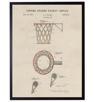 Watercolor Basketball Net Patent