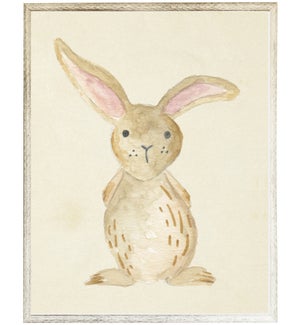 Watercolor whimsical bunny