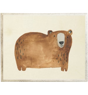 Watercolor whimsical bear