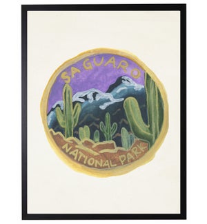 Sa Guaro National Park logo, purple