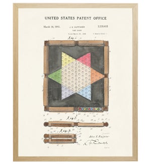 Chinese Checkers patent on light background
