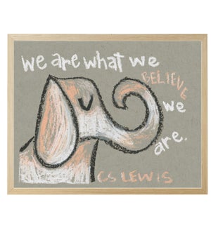 Elephant We are who we are in pastels