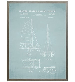 Catamaran Patent on spa background