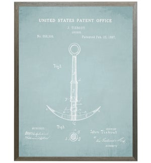 Anchor Patent on spa background