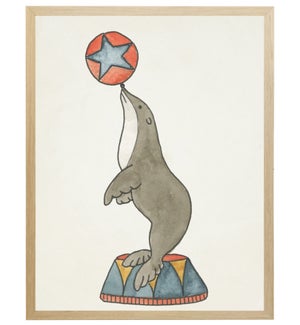 Circus seal with ball