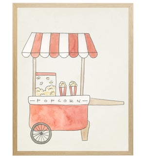 Watercolor circus refreshmant stand