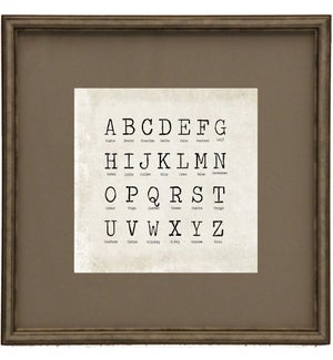 Matted Antique Font ABC Uppercase 2