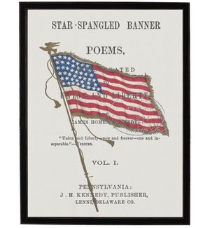 American Flag on Star Spangled Banner page