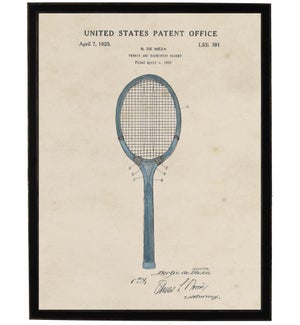 Watercolor Tennis Racket Patent
