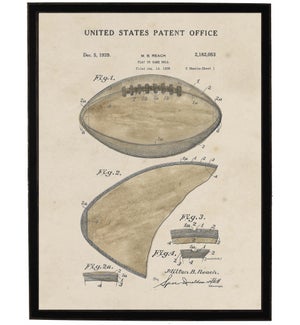 Watercolor Football Patent
