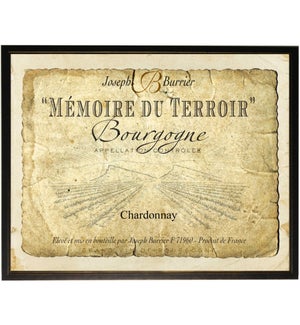Bourgogne Chardonnay wine label