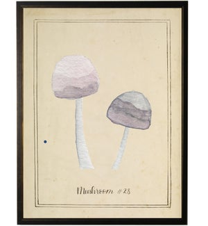 Watercolor mushroom