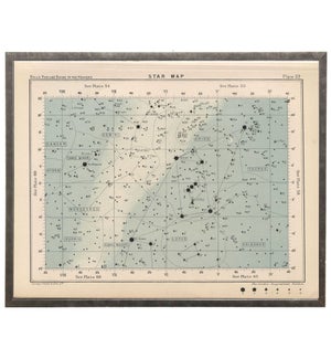 Large rectangle constellation star map 59