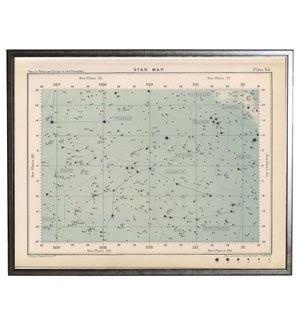 Large rectangle constellation star map 63