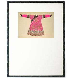 Bright Pink Oriental Robe with mat