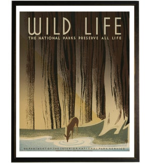 Wild Life travel poster