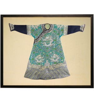 Turquoise and Green Oriental Robe