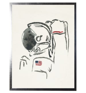Watercolor astronaut
