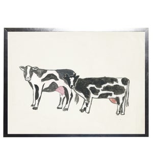 Watercolor cows