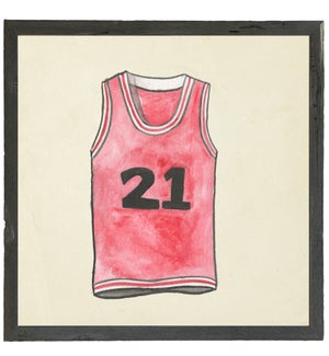 Watercolor Red Jersey