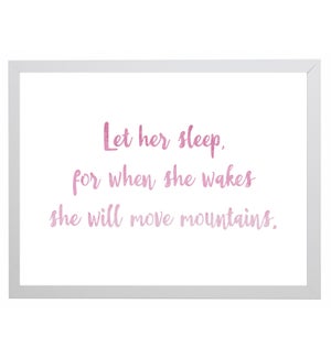 Let her sleep quote
