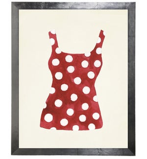 Red and White Polka Dot Bathing Suit