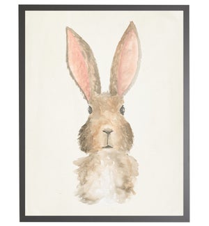 Watercolor baby rabbit