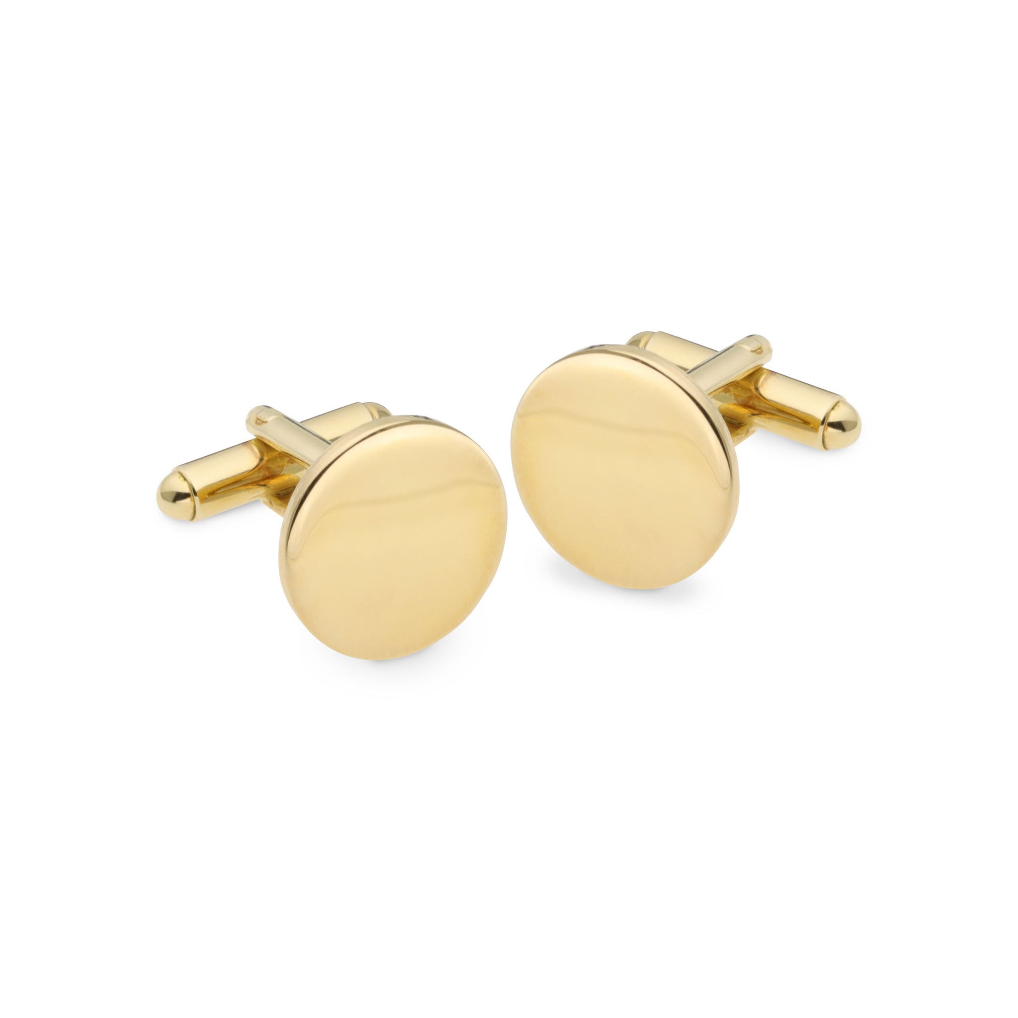 Kelly Waters Rhodium-plated Florentined Round Beaded Cuff Links 