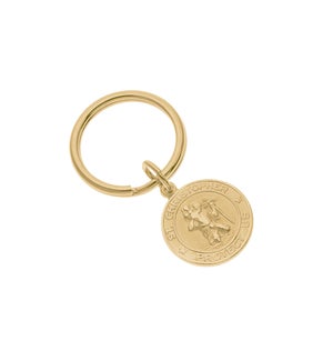 St Christopher Medal Key Ring