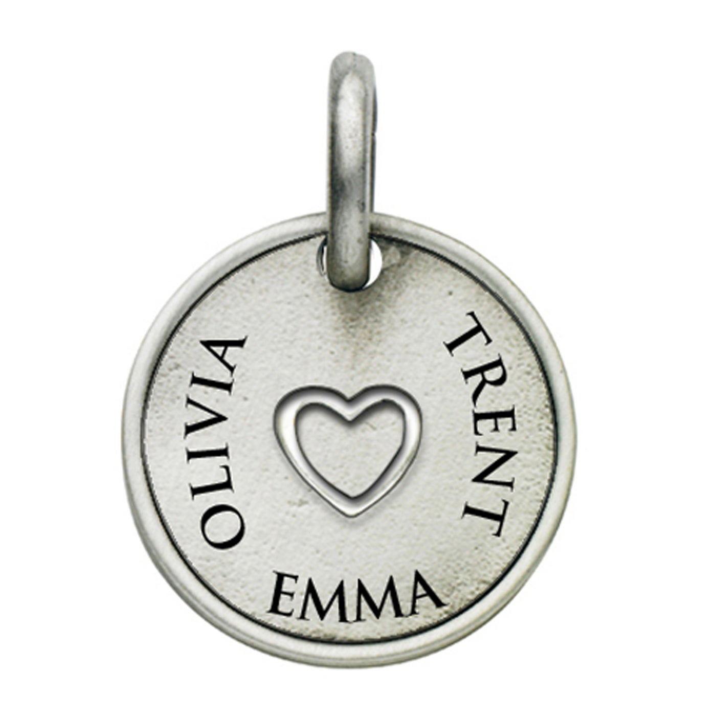 Engravable Heart Charm