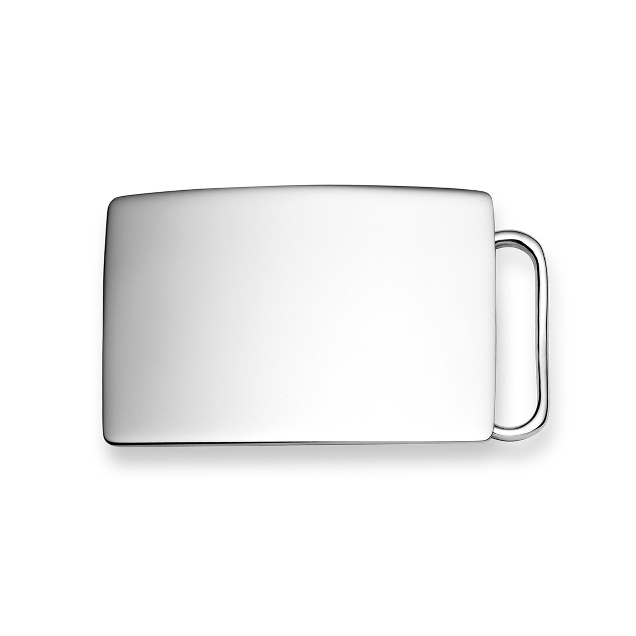 silver rectangle belt buckle