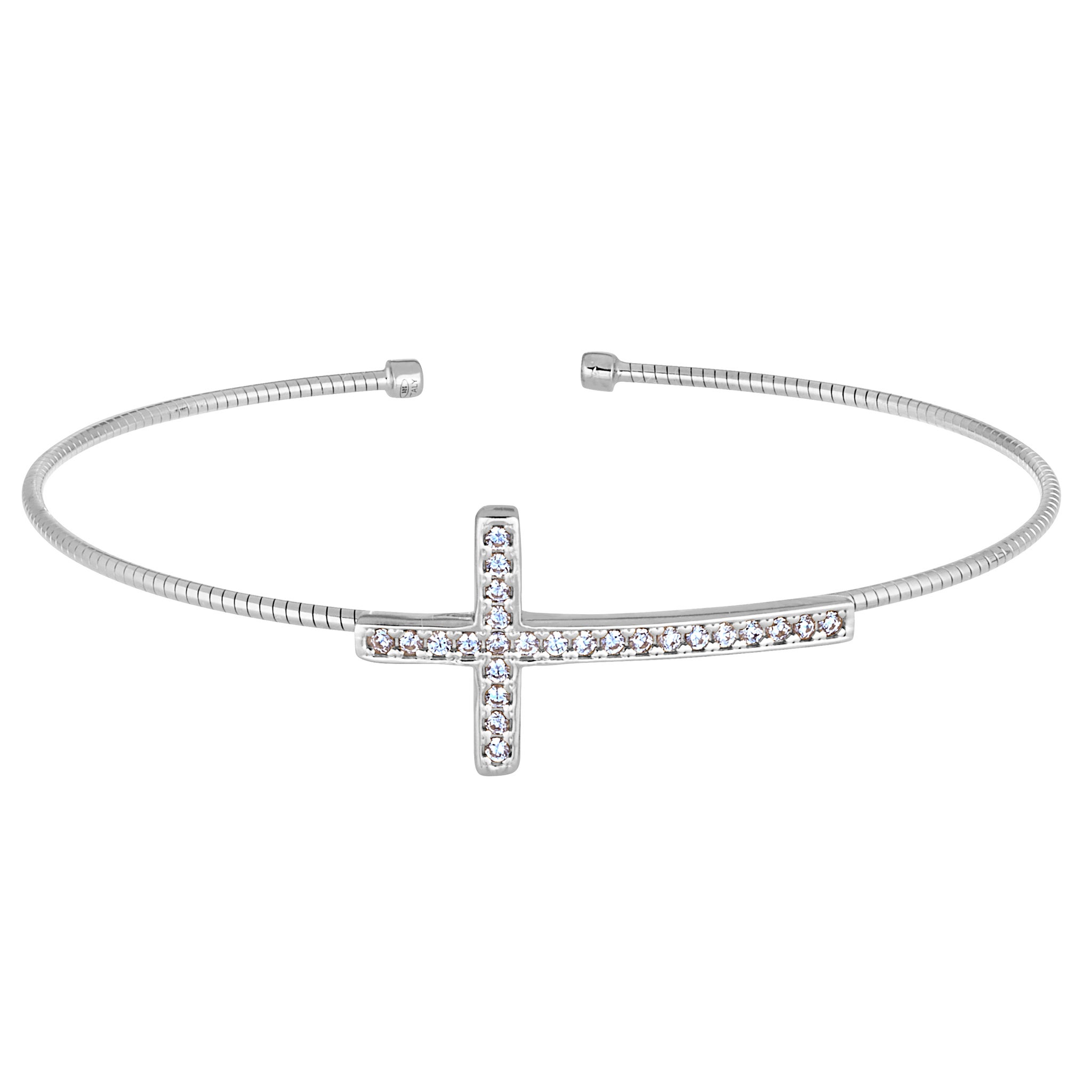 Sideways Cross Bracelet for Her - Talisa Jewelry - Gifts for Her