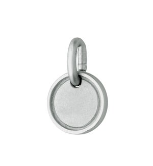 Engravable Round Initial Charm