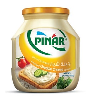 PINAR SPREADABLE PROCESSED CHEDDAR CHEESE 500grX10