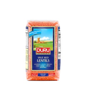 Duru Split Red Lentils 1KGX10