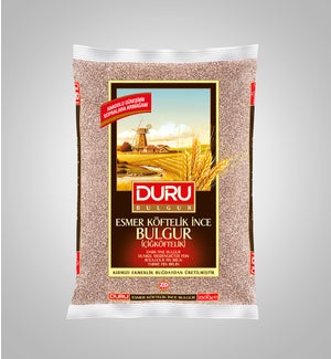Duru Brown Fine Bulgur  (2500g x 6pcs)