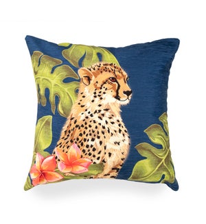 Liora Manne Illusions Cheetahs Indoor/Outdoor Pillow Jungle