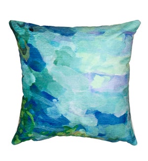 Liora Manne Illusions Tulum Water Indoor/Outdoor Pillow Aegean