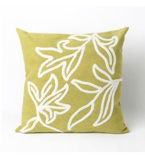 Liora Manne Visions I Windsor Indoor/Outdoor Pillow Lime