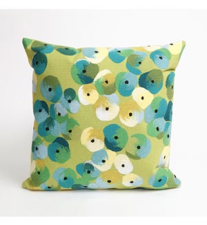 Liora Manne Visions II Pansy Indoor/Outdoor Pillow Lime