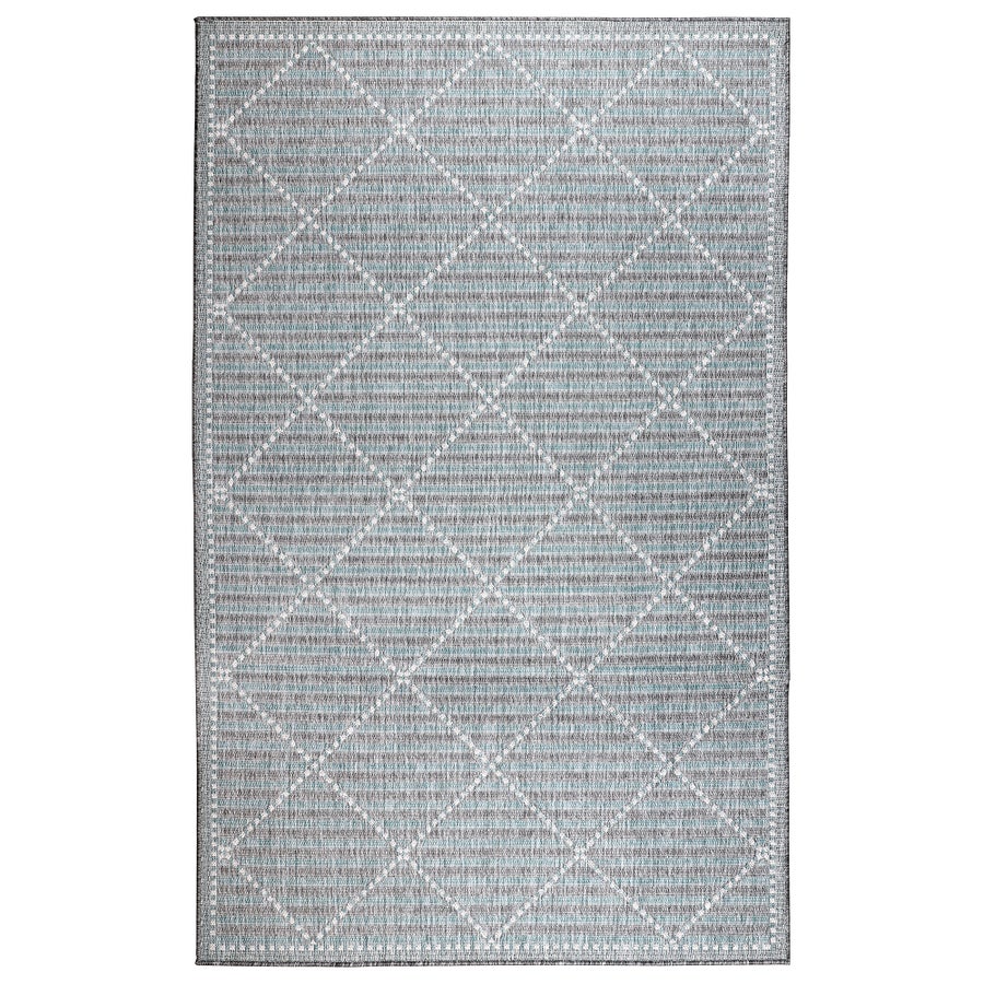 Black and White Checkers Indoor/ Outdoor Rug