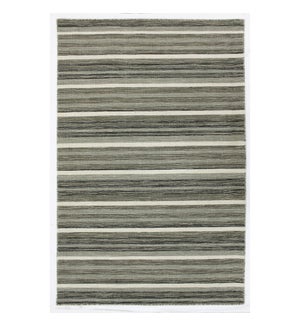Liora Manne Aruba Faded Stripe Indoor Rug Grey