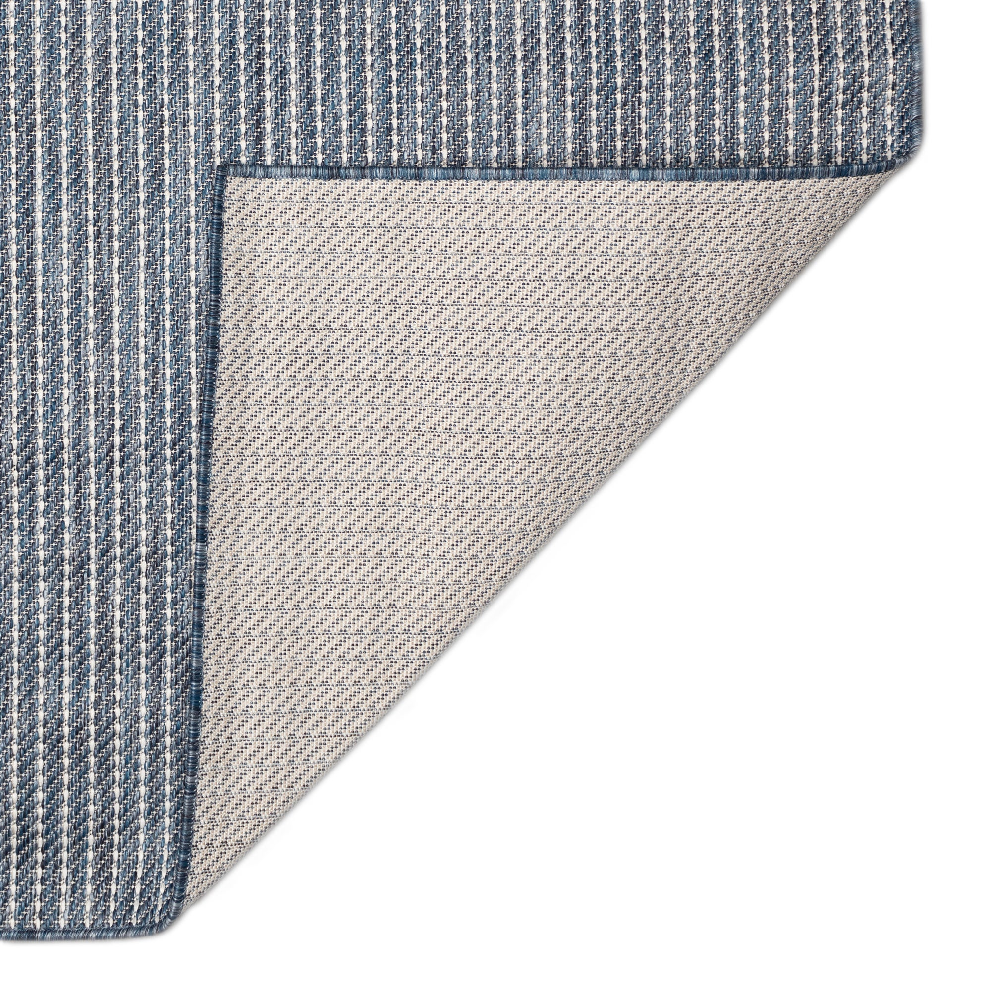 Liora Manne Carmel Texture Stripe Indoor/Outdoor Rug Navy - carmel