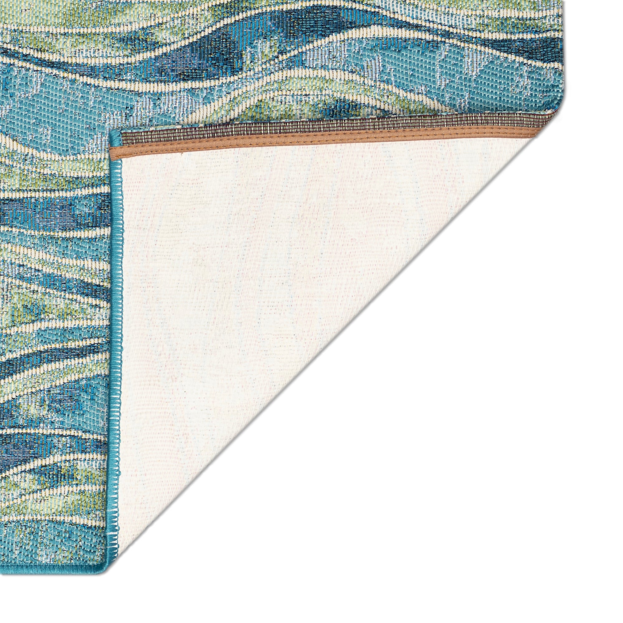 Liora Manne Esencia Wave Indoor/Outdoor Mat Ocean 1'11