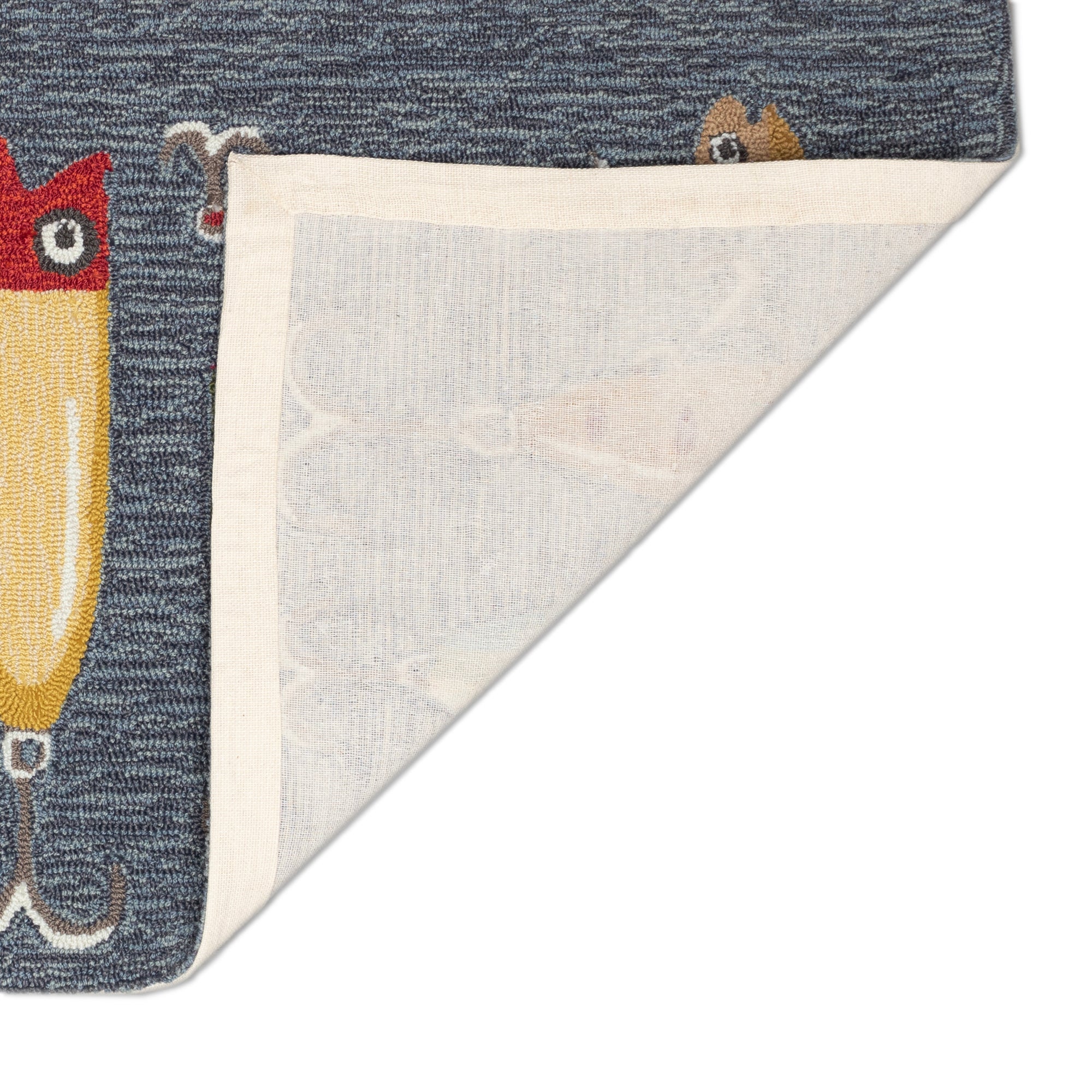 Liora Manne Frontporch Playing Hooky Indoor/Outdoor Rug Grey