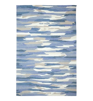 Liora Manne Capri Cloud Indoor/Outdoor Rug Soft Blue