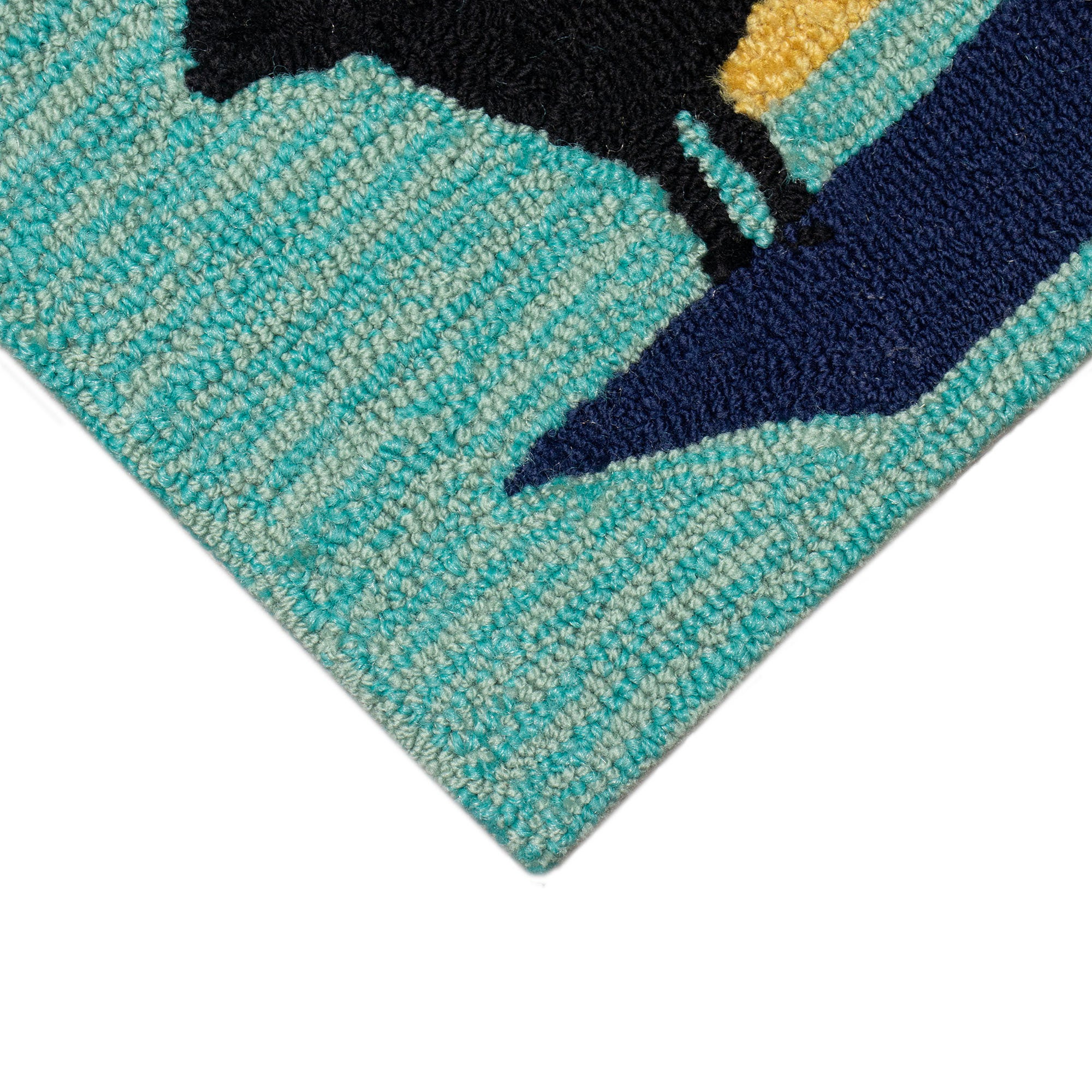 Liora Manne Frontporch Sailing Dog Indoor/Outdoor Rug Blue - pet