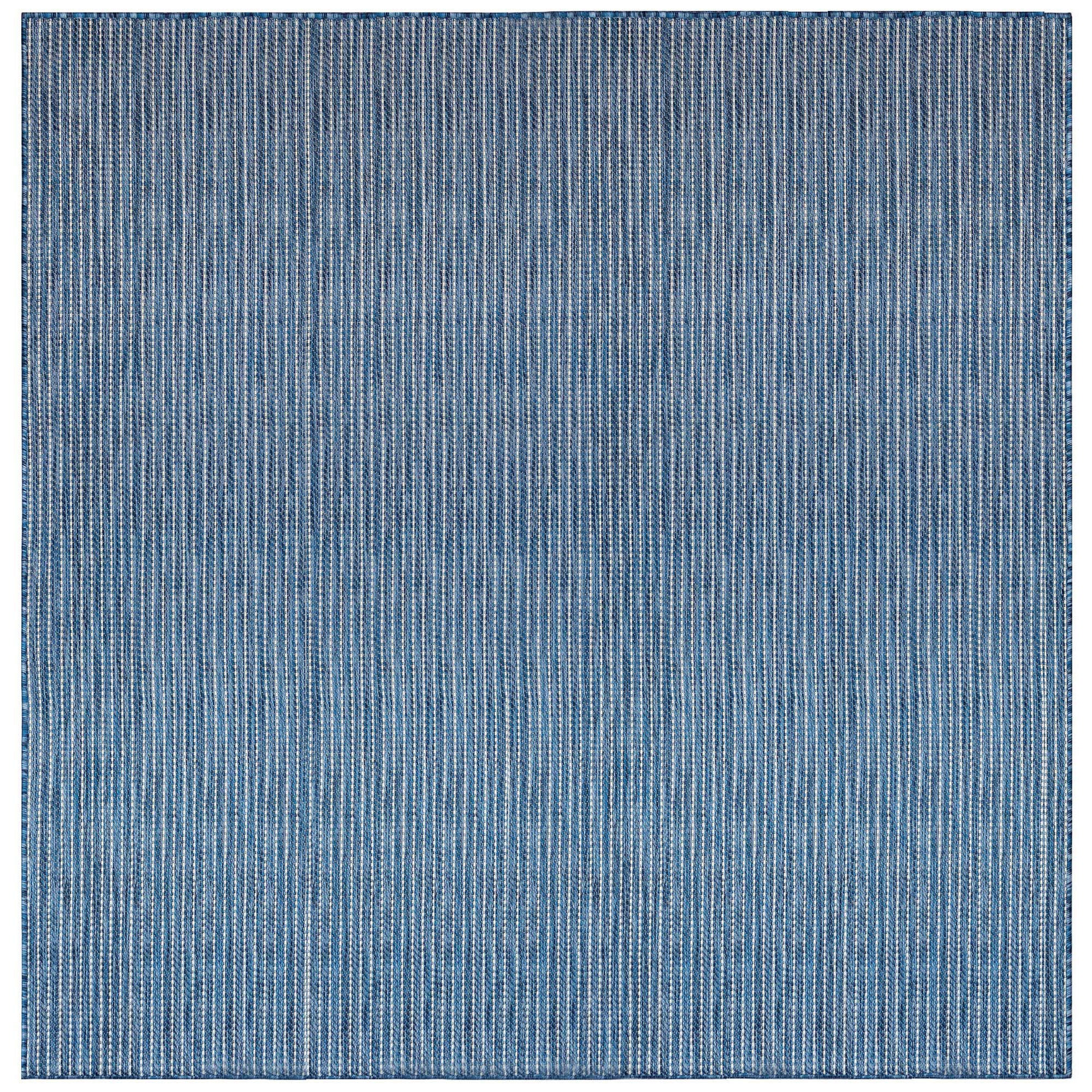 Liora Manne Carmel Texture Stripe Indoor/Outdoor Rug Navy - carmel