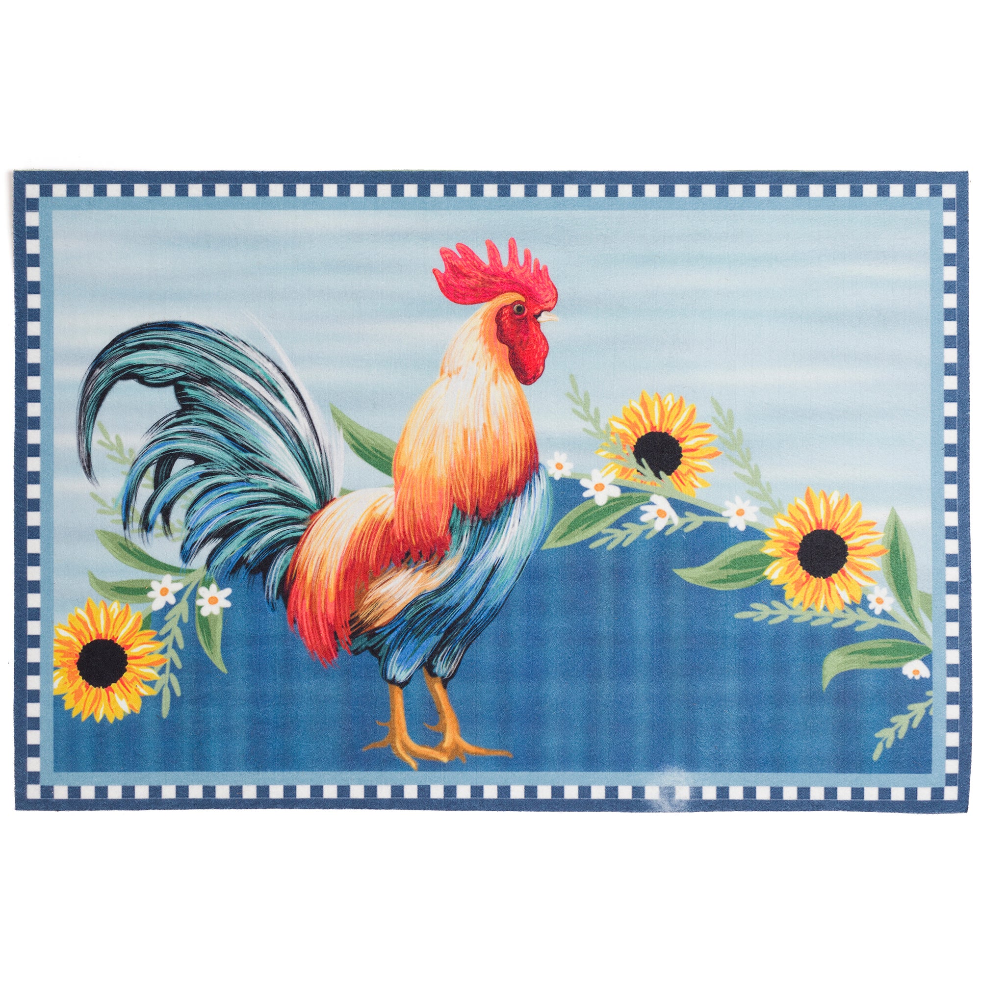 Ottomanson Siesta Kitchen Collection Non-Slip Rubberback Rooster Design 2x5  Kitchen Rug, 1 ft. 8 in. x 4 ft. 11 in., Black Rooster STK3258-20X59 - The  Home Depot