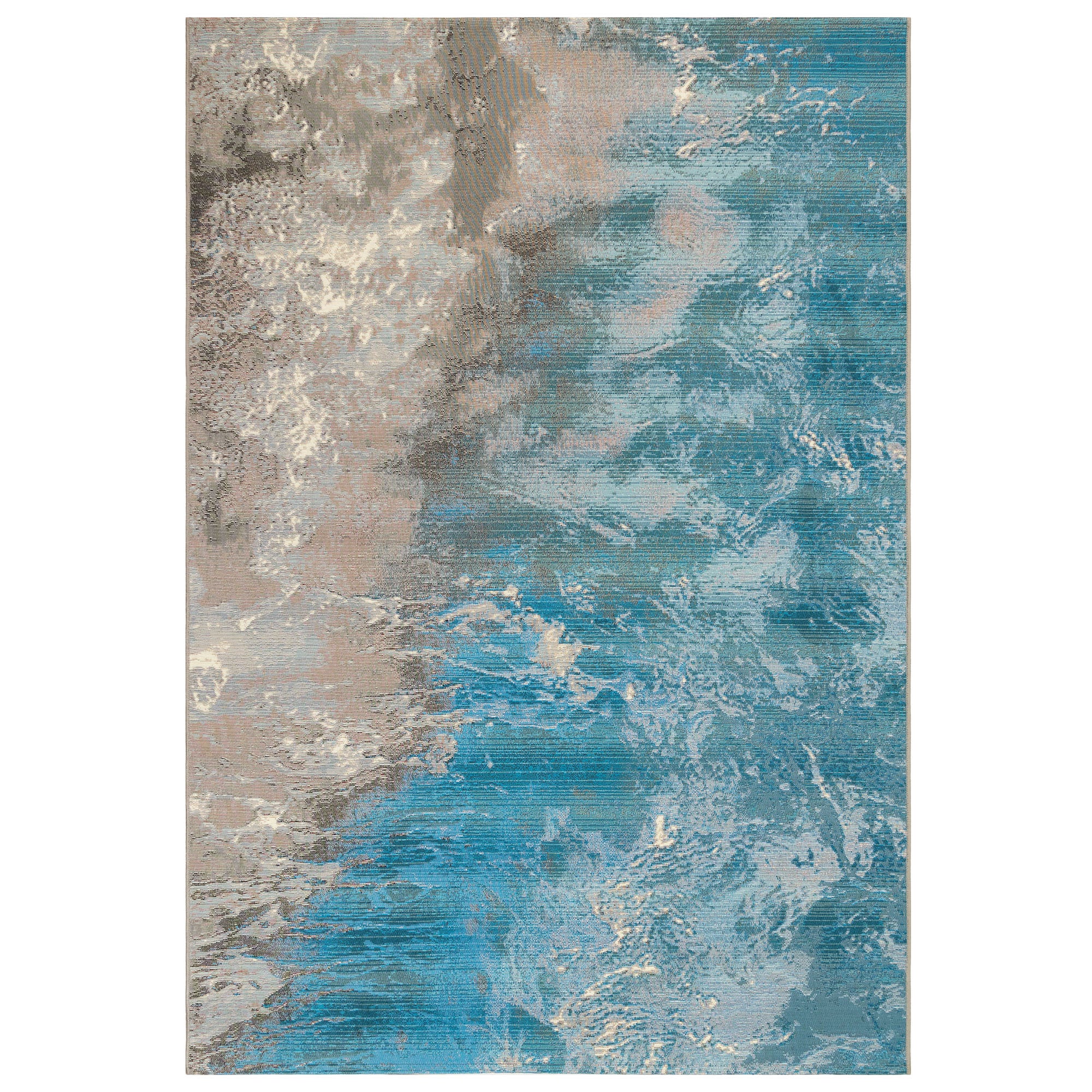 Liora Manne Marina Surf Indoor/Outdoor Rug Ocean - marina | Trans